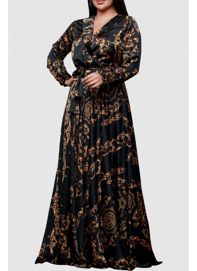 Long Sleeve Causal Gowns